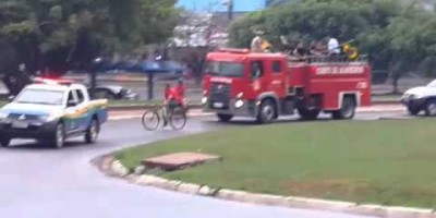 Cortejo fúnebre Agente Penitenciário em Rolim de Moura