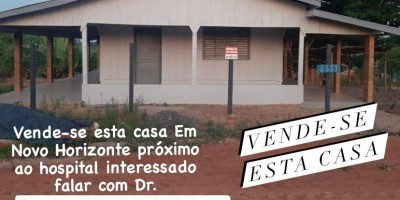 [ VENDE-SE ] VENDE-SE UMA CASA EM NOVO HORIZONTE DO OESTE