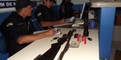 Homem é detido com arma de fogo pela Polícia Militar em Rolim de Moura