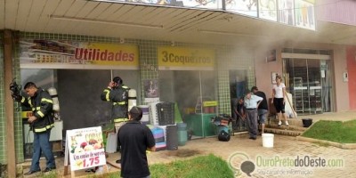 Ouro Preto - Loja de Utilidades têm princípio de incêndio nos três coqueiros