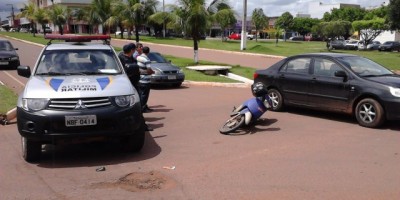 Rolim De Moura – Acidente de trânsito na av. 25 de Agosto.