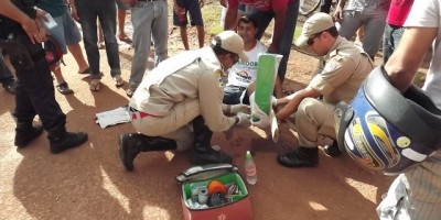 Rolim de Moura – Carro bate em motociclista e foge do local.