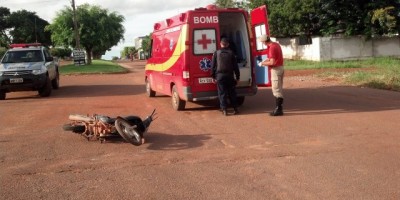 Rolim De Moura – Acidente de trânsito na Avenida Porto Velho com rua Jamari.