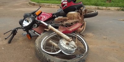 Rolim de Moura – Dois motociclistas se envolvem em acidente de trânsito
