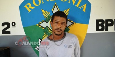Ji-Paraná – Serviço Reservado do 2º BPM prende assassino de mototaxista que estava foragido há 02 anos do Presídio Ênio Pinheiro