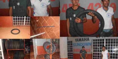 Pimenta Bueno - Radiopatrulha atenta, prende dois agentes em flagrante de furto