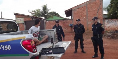 Rolim de Moura – Polícia Militar detém indivíduo com objetos furtados