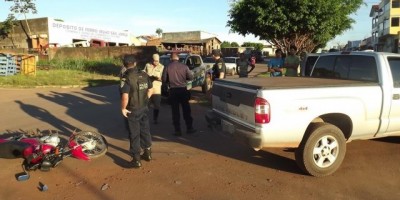 Rolim de Moura –  Acidente de trânsito no bairro Boa Esperança