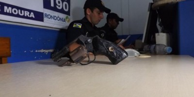 Rolim de Moura –  PM detém homem que ameaçava a esposa com arma de fogo 