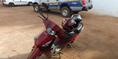 Rolim de Moura – Polícia Militar recupera motoneta Biz furtada