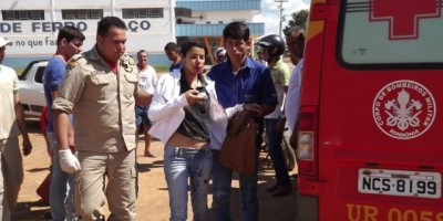 Rolim de Moura –  Acidente de trânsito em frente ao ginásio