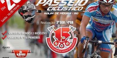 Rolim de Moura – 1º passeio ciclístico realizado pelo Corpo de Bombeiros de Rolim de Moura