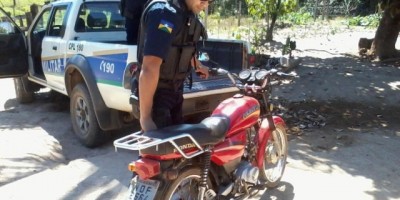 Novo Horizonte - Polícia Militar recupera moto furtada