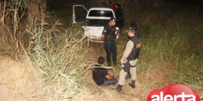 Monte Negro - Assaltantes são presos pela PRF e PM após roubo na Zona Rural