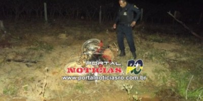 CACOAL -  Senhor de 59 anos morre após passar direto em curva na RO 383
