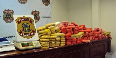 Seringueiras - Polícia Federal de Ji-Paraná apreende mais de 200 kg de Cocaína   
