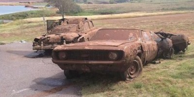 Mundo - Estados Unidos - Corpos são encontrados dentro de carros em lago, 43 anos depois do desaparecimento