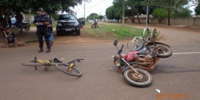 Rolim de Moura –  Dois acidentes de trânsito registrados na manhã de domingo