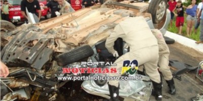 Ministro Andreaza - Policia registra acidente grave na RO que da acesso a Ministro Andreazza