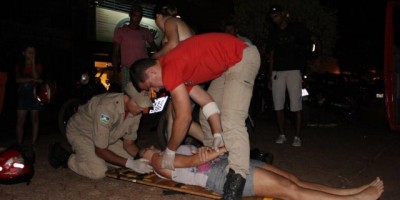 Rolim de Moura – Acidente de trânsito no centro da cidade