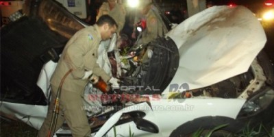 Cacoal – Três jovens perdem a vida após acidente grave na marginal da BR 364