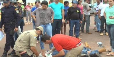 Rolim de Moura –  Carro atravessa preferencial e ocasiona colisão no centro da cidade