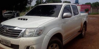 Costa Marques - Policia Militar recupera caminhonete furtada na cidade de Ji-Paraná