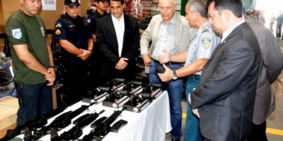 Rondônia - Segurança Pública entrega equipamentos para onze municípios fronteiriços do Estado e Buriti