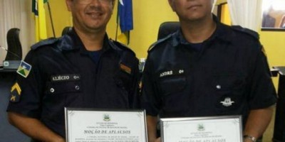 Rolim de Moura –  Policiais Militares são homenageados na câmara de vereadores de Rolim de Moura