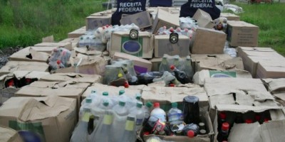 Rolim de Moura –  Receita Federal apreende mais de 5 toneladas de bebidas