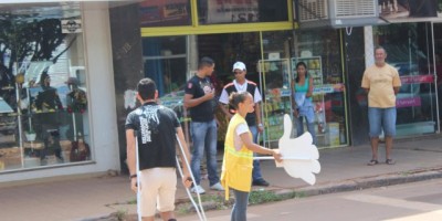 Rolim de Moura – Ciretran e Comtran realizam Blitz educativa no centro da cidade