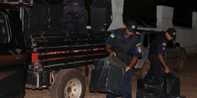 Rolim de Moura – Dois homens são presos com uma grande quantidade de cigarros contrabandeados do Paraguai