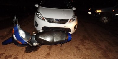 Rolim de Moura –  Trânsito Caótico -  Dois acidentes de trânsito ocorreram simultaneamente