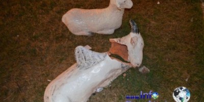 Rolim de Moura –  Vândalos destroem decoração de Natal 