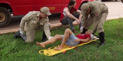 Rolim de Moura –  Acidente de trânsito na Avenida Norte Sul
