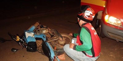 Rolim de Moura – Motociclista bate na traseira de mototáxi e foge do local sem prestar socorro