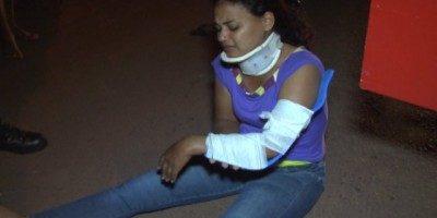 Rolim de Moura –  Mulher  fratura braço em acidente de trânsito