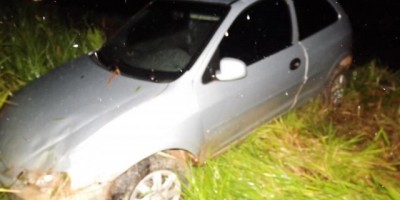 Nova Estrela –  Veículo capota na linha 208