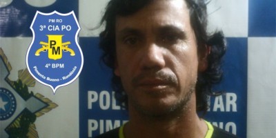 Pimenta Bueno  - Polícia Militar prende homem portando arma de fogo 