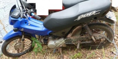 Seringueiras - PM recupera motocicleta furtada da cidade de Rolim de Moura