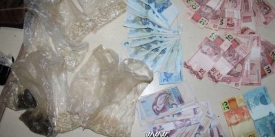 Rolim de Moura – Serviço Reservado da PM estoura “boca de fumo”, além de prender traficante e drogas