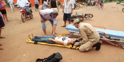 Rolim de Moura –  Duas mulheres ficam feridas em acidente de trânsito no bairro Planalto