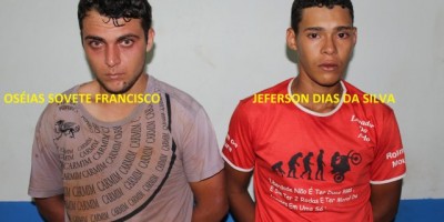 Rolim de Moura – Fuga alucinante pelo centro da cidade termina com dois ladrões presos pela PM com uma televisão furtada