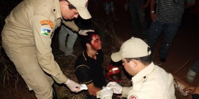 Rolim de Moura –  Colisão entre motociclista e ciclista resulta em duas pessoas feridas