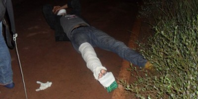 Rolim de Moura –  Colisão entre motociclista e ciclista deixa duas pessoa feridas