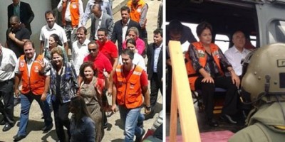 Rondônia - Dilma Rousseff vem a Rondônia e diz que catástrofe é culpa dos Andes