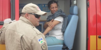 Rolim de Moura –  Acidente de trânsito envolvendo duas motocicletas deixa mulher ferida