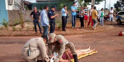 Rolim de Moura –  Duas mulheres ficam feridas após baterem em caminhonete