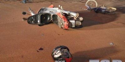 Rolim de Moura –  Motociclista colide em ciclista