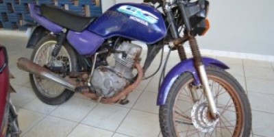 Novo Plano – PM do distrito de Novo Plano recupera moto roubada em Novo Horizonte